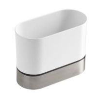 KOH-63780 BRUSH CADDY WHITE/CHAR
