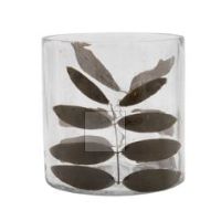 BID-685023 GLASS LEAF VASE SMALL