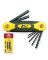 IVY-17004 5PC FOLDING HEX KEY SE