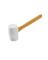 QEP-61613 RUBBER MALLET WHT