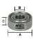 IVY-10965 BALL BEARING 1/2X1/4X3