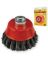 IVY-39040 4 KNOT WIRE CUP BRUSH