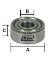 IVY-10962 BALL BEARING 3/8X3/16X