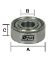 IVY-10967 BALL BEARING 3/4X1/4X9