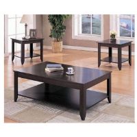 COA-700285 TABLE SET 3PC CAPPUCC