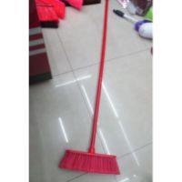 LOK-AL16-026 BROOM W/ STICK RED