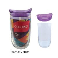 EW-7965 GLASS JAR 1.1L W/COLOR L