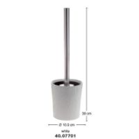 MSV-4007701 TOILET BRUSH HOLD WH