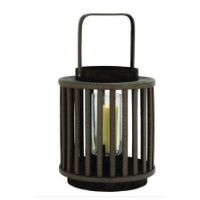 UMA-76160 LANTERN WOOD PVC GLS
