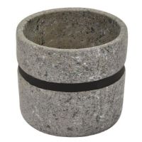THR-77627 FLOWER POT GRAY & BLK