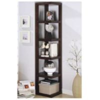 COA-800268 BOOKCASE CAPPUCCINO