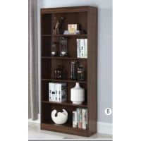 COA-801808 BOOKCASE DARK WALNUT