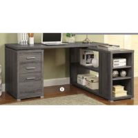 COA-800518 OFFICE DESK WTHRD GRY