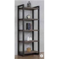 COA-802086 BOOKCASE WETHRD OAK