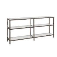 COA-801018 BOOKCASE BLACK NICKEL