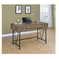 COA-802541 WRITING DESK RUST OAK