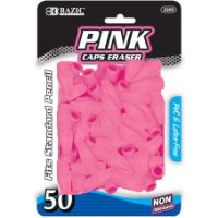 BAZ-2205-24 ERASER TOP PINK 50PK