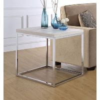 ACM-84627 END TABLE SNYDER CHROM