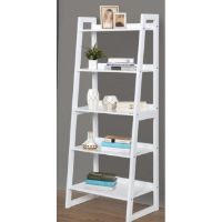 COA-805713 5-SHELF BOOKCASE WHT