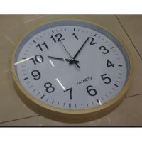 LOK-AL17-190 WALL CLOCK YELLOW