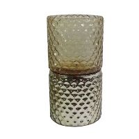 BID-89629 SPLIT VASE ANT GLD MD