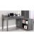 COA-805751 L-SHAPE DESK SET GREY