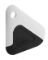 KOH-8624-0 DISH SCRAPER WHITE