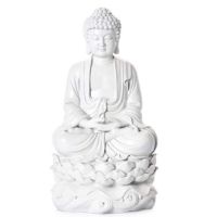 TOR-902278B BUDDHA STATUE WHT 16