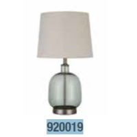 COA-920019 TABLE LAMP GRN BRS NK