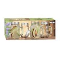 EW-65056 EMBOSSED GLASS MUGS W/L