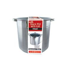 EW-3008 8QT S/S STOCK POT W/ GLA