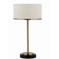 COA-920091 TABLE LAMP BRN/ANTQ