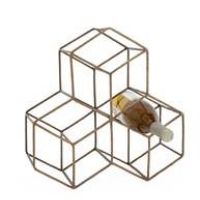 TOR-920140 WINE RACK ANT BRASS 9