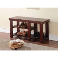 ACM-98168 BENCH DARK WALNUT