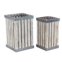 UMA-98737 PLANTER WOOD LRG