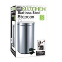 EW-216 STEP CAN 12 LITER S/S