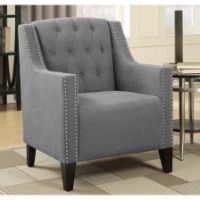 COA-902289 ACCENT CHAIR SMOKE GR