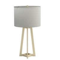 COA-920133 TABLE LAMP WHITE/GOLD