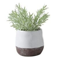 TOR-902108A CORSICA ROUND POT WH