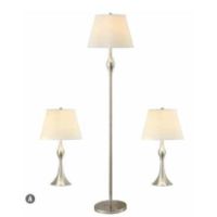 COA-901235 LAMP SETBRUSH 3PC NKL