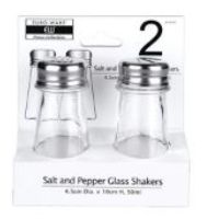 EW-65001 SALT & PEPER GLASS SHAK