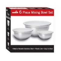 EW-3213 6PC S/S MIXING BOWL SET