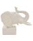 THR-93496 ELEPHANT HEAD ON BASE