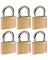 TOL-TO60 PADLOCK BRASS 60MM