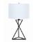 COA-920051 TABLE LAMP WHT/BLK