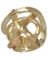 THR-95548 GLASS KNOT DECORATION