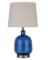 COA-920018 TABLE LAMP BLUE/BRUSH