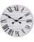 SHIPLAP WALL CLOCK 18 WHITE