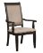 COA-121287 ARM CHAIR BLACK BURNI