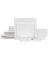 PORLIEN DINNERWARE SET 24PC WHT